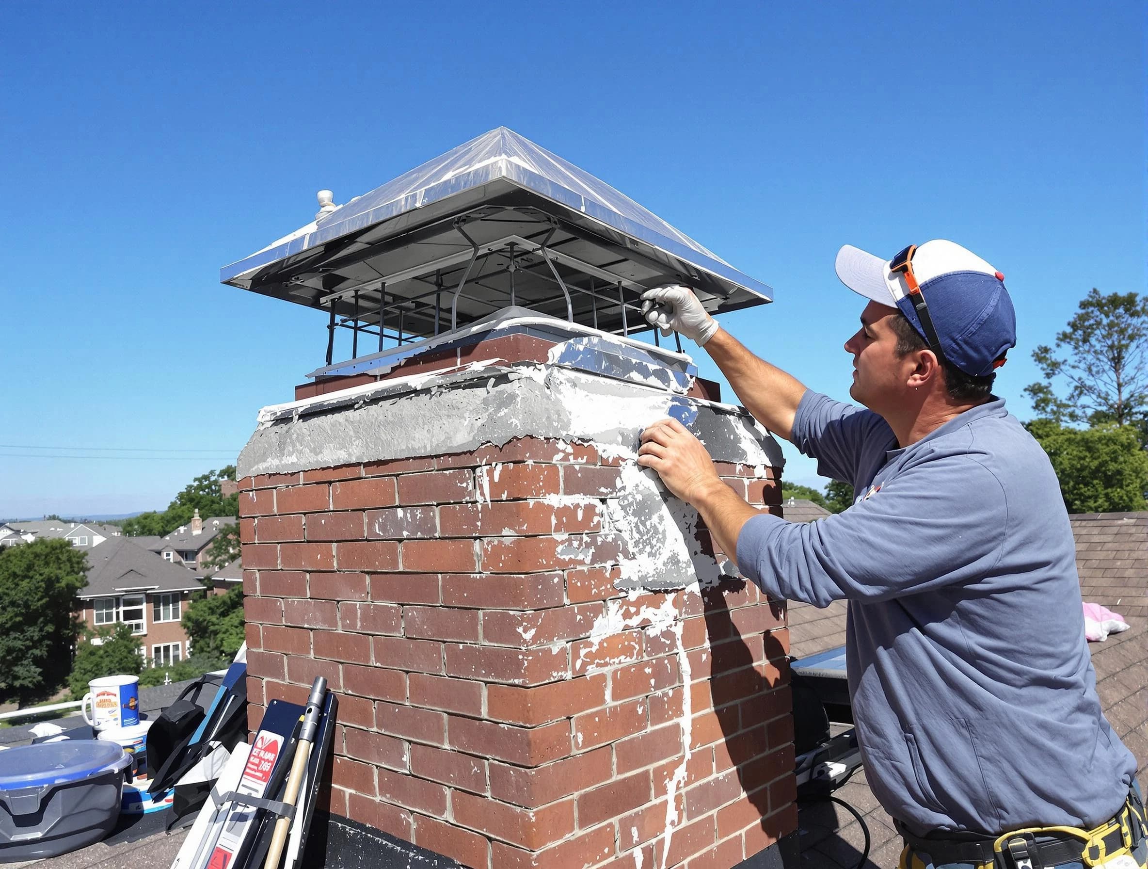 Chimney Crown Services service in Hillside, NJ